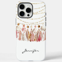 Aquarelle Boho Hippie Plume Tribal iPhone