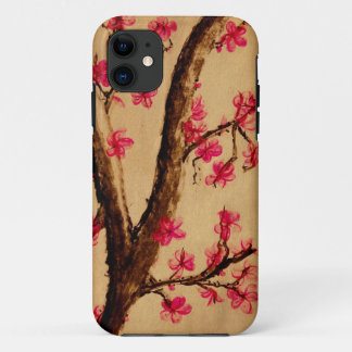 Coque iPhone 11 Aquarelle Cherryblossom