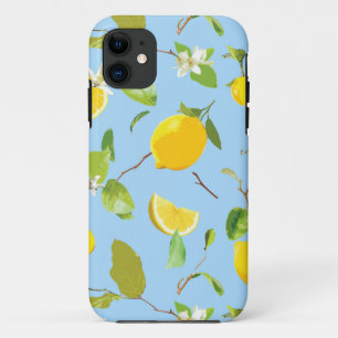 Case-Mate iPhone Case Aquarelle Citron et Feuilles 3