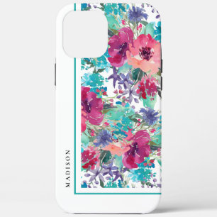 Case-Mate iPhone Case Aquarelle colorée feminine motif floral