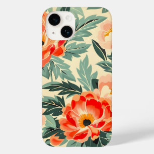 Coque Case-Mate iPhone Aquarelle crémeuse en fleur de poire Vintage