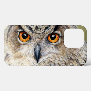 iPhone 13 Pro Case Aquarelle d'Aigle de l'Eurasie marron