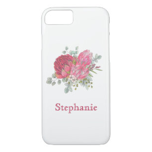 Coque Case-Mate iPhone Aquarelle de fleurs de Protea