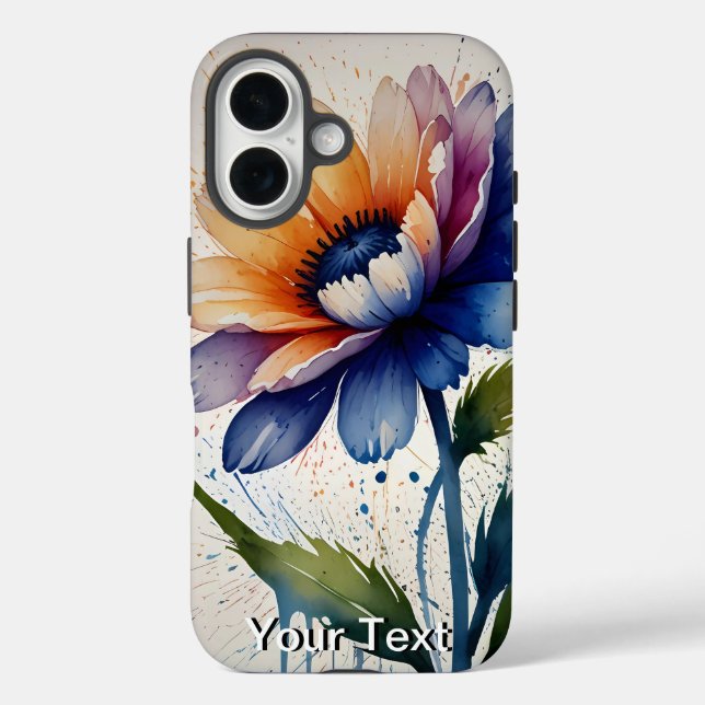 Coques Case-Mate iPhone Aquarelle de fleurs OtterBox (Verso)