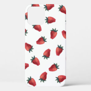 Case-Mate iPhone Case Aquarelle de fraises : Jouer Motif sans couture