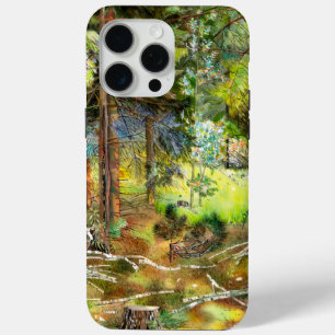 Coque Case-Mate iPhone Aquarelle de la forêt de pin