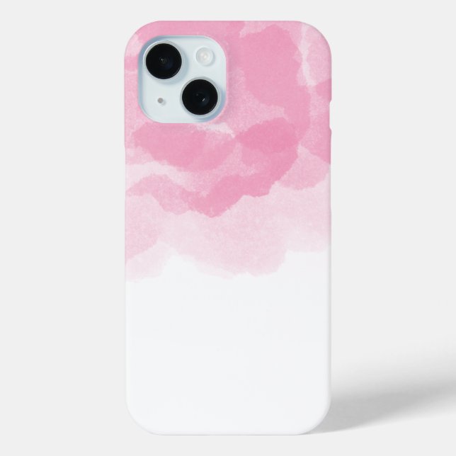 Coques Case-Mate iPhone Aquarelle de luxe rose magique Rose Art Abstrait (Verso)