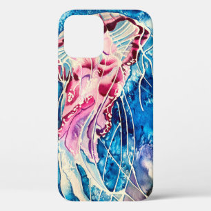 Case-Mate iPhone Case Aquarelle de méduse colorée art océanique