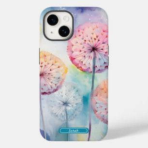 Coque Case-Mate iPhone Aquarelle Dreamy Dandelions Personnalisé