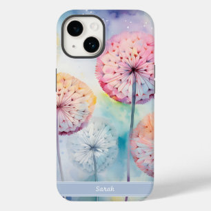Coque Case-Mate iPhone Aquarelle Dreamy Dandelions Personnalisé