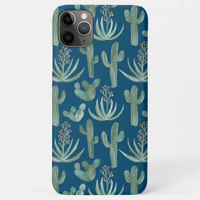 Coques Case-Mate iPhone Aquarelle du désert du Saguaro Cactus (Dos)