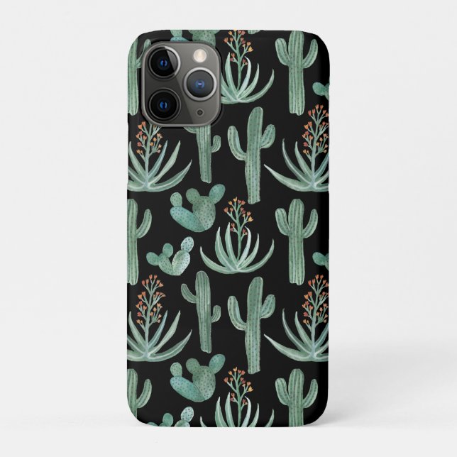 Coques Case-Mate iPhone Aquarelle du désert du Saguaro Cactus (Dos)