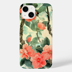 Coque Case-Mate iPhone Aquarelle du jardin de la Camelia