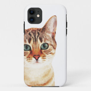 Case-Mate iPhone Case Aquarelle du visage de chat