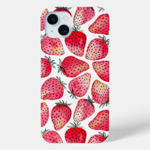 Coque Case-Mate iPhone Aquarelle et encre de fraises
