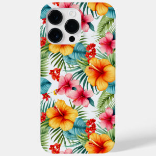 Coque Case-Mate iPhone Aquarelle exotique Floral hawaïen