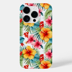 Coque Case-Mate iPhone Aquarelle exotique Floral hawaïen