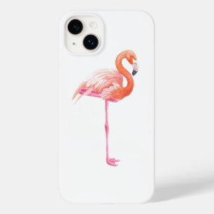 Coque Case-Mate iPhone aquarelle Flamant rose