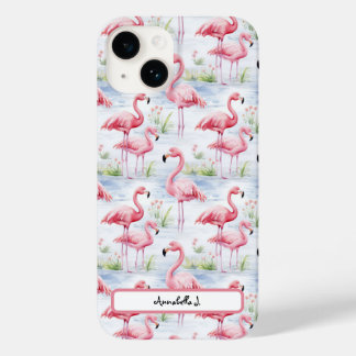 Coque Case-Mate iPhone Aquarelle Flamingo Patte