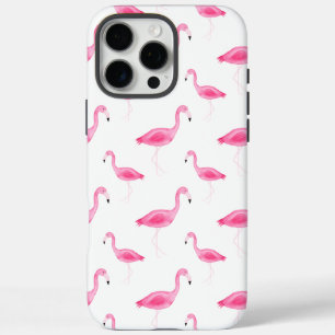 Coque iPhone 16 Pro Max Aquarelle Flamingo Patte