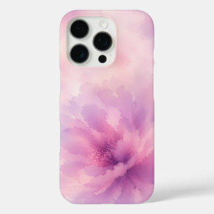 Coque iPhone 16 Pro Aquarelle Fleur de Lavande Rose Abstrait