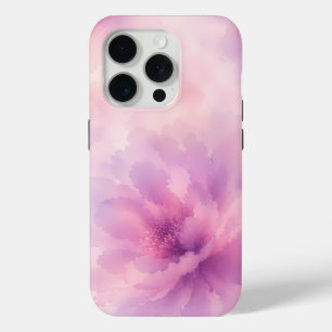 Coque Case-Mate iPhone Aquarelle Fleur de Lavande Rose Abstrait