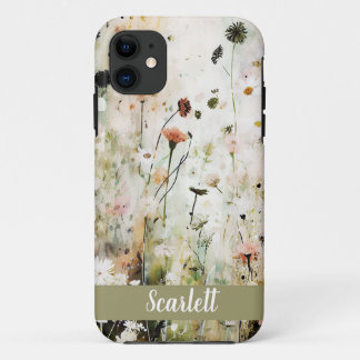 Case-Mate iPhone Case Aquarelle fleur sauvage