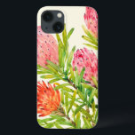 Etui iPhone 13 Aquarelle Fleurs tropicales<br><div class="desc">Aquarelle Fleurs tropicales Artiste : Tim OToole</div>