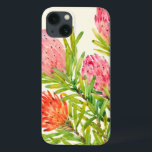 Etui iPhone 13 Aquarelle Fleurs tropicales<br><div class="desc">Aquarelle Fleurs tropicales Artiste : Tim OToole</div>