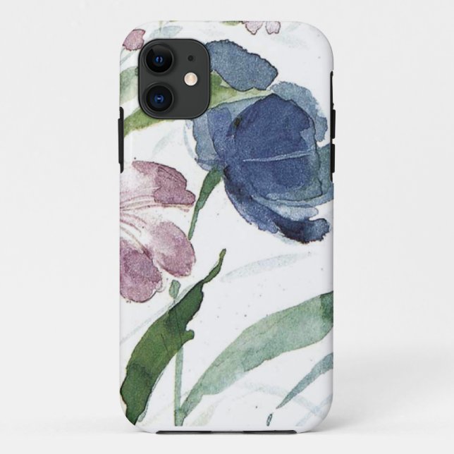 Coques Case-Mate iPhone aquarelle florale (Dos)