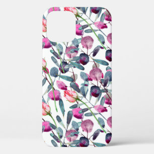 Case-Mate iPhone Case Aquarelle florale motif transparent. Herbes de cha