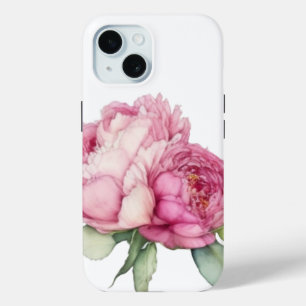Coque Case-Mate iPhone Aquarelle florale rose pis rose roses roses