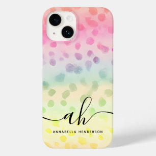 Coque Case-Mate iPhone Aquarelle glamour points Gradient Nom de la couleu