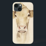 Etui iPhone 13 Aquarelle Grange Animaux | Vache<br><div class="desc">Aquarelle Grange Animaux | Artiste de vache : Grace Popp</div>