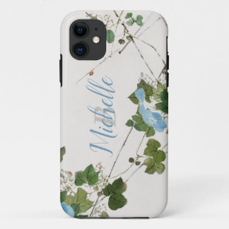 Case-Mate iPhone Case Aquarelle japonaise Fleur Bleue Botanique