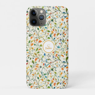 Case-Mate iPhone Case Aquarelle Jardin Européen Vert Orange