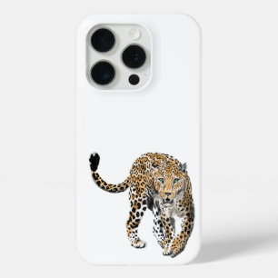 Coque Case-Mate iPhone aquarelle léopard jungle chat animal peint vert