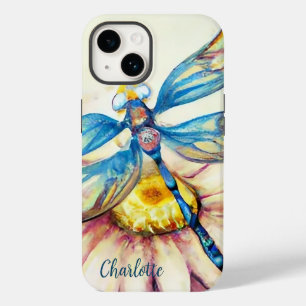 Coque Case-Mate iPhone Aquarelle libellule, Personnaliser