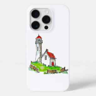 Coque Case-Mate iPhone Aquarelle Little Lighthouse