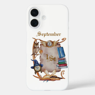 Coque Pour iPhone 16 Aquarelle magique de retour à l'école