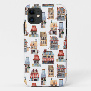 Case-Mate iPhone Case Aquarelle Maisons rustiques   Réalisateur