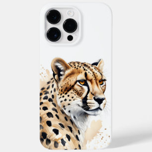 Coque Case-Mate iPhone Aquarelle majestueuse Cheetah
