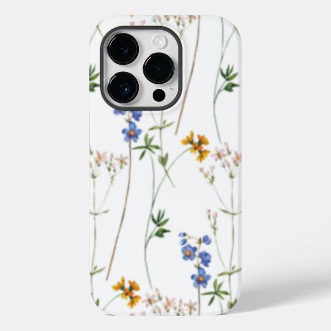Coques Case-Mate iPhone Aquarelle Meadow Motif transparent (Verso)