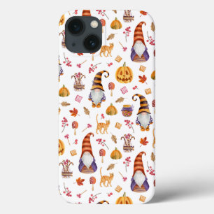 Case-Mate iPhone Case Aquarelle mignonne Halloween Gnomes, Citrouille et