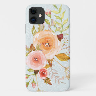 Case-Mate iPhone Case Aquarelle moderne Bleu et Rose rose Floral