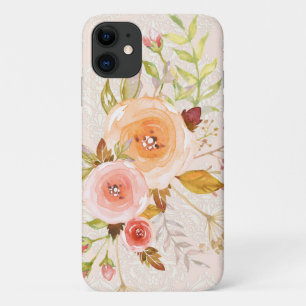 Case-Mate iPhone Case Aquarelle moderne ivoire en rose Rose