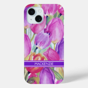 Coque Case-Mate iPhone Aquarelle Monogramme