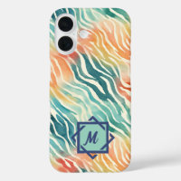 Aquarelle monographique personnalisée Motif artist