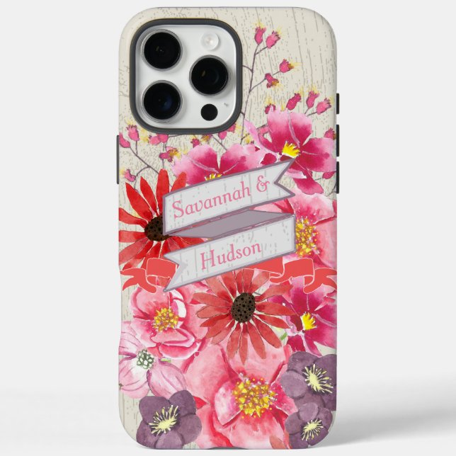 Coques Case-Mate iPhone Aquarelle Motif Floral iPhone 6 (Verso)