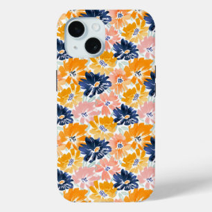 Coque Case-Mate iPhone Aquarelle Motif Floral Rétro